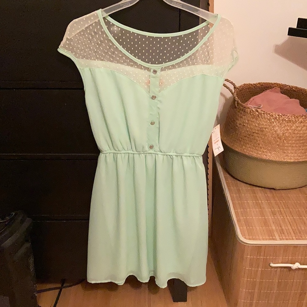 Fleet Collection vintage mint green dress
